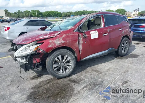 2015 Nissan Murano Sl from USA, damaged, VIN 5N1AZ2MH8FN203053